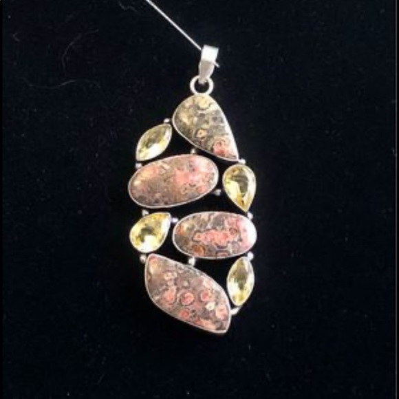 Cluster pendants on choice! Most are 3” long set in silver! - Picture 9 of 10